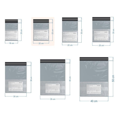 22x25+5cm Cepli Kargo Poşeti