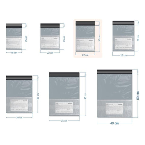 22x30+5cm Cepli Kargo Poşeti