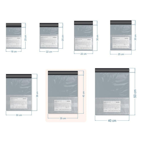 35x45+5cm Cepli Kargo Poşeti