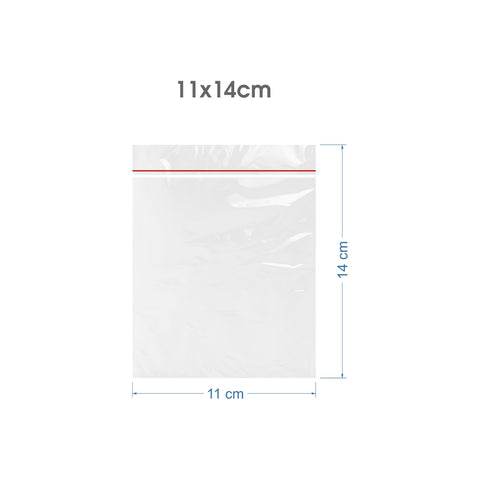 11x14cm Şeffaf Kilitli Poşet