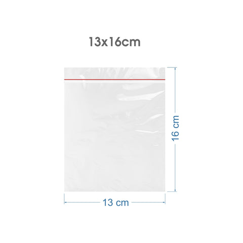 13x16cm Şeffaf Kilitli Poşet