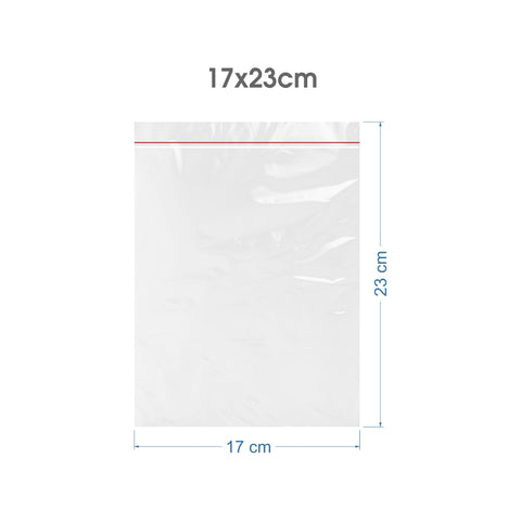 17x23cm Şeffaf Kilitli Poşet