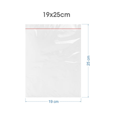 19x25cm Şeffaf Kilitli Poşet