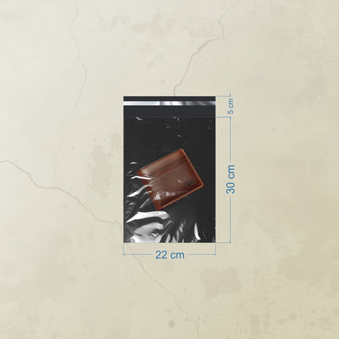 22x30+5cm Tek Taraf Şeffaf Kargo Poşeti