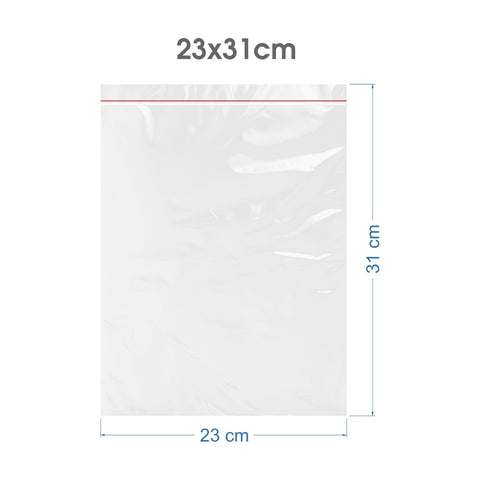 23x31cm Şeffaf Kilitli Poşet