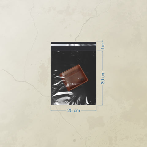 25x30+5cm Tek Taraf Şeffaf Kargo Poşeti