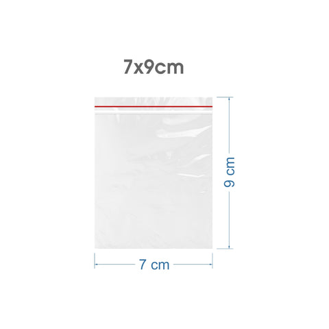 7x9cm Şeffaf Kilitli Poşet