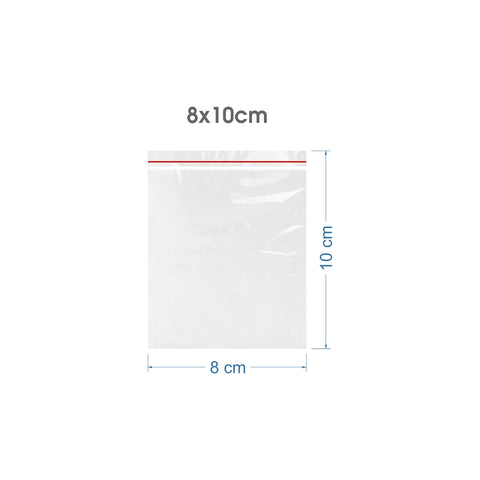 8x10cm Şeffaf Kilitli Poşet