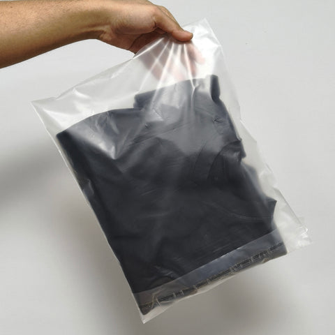 25x30+5cm Buzlu Şeffaf Kargo Poşeti