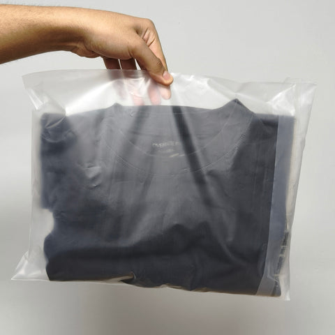 45x55+5cm Buzlu Şeffaf Kargo Poşeti